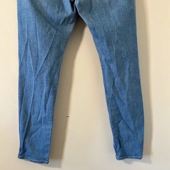 FRAME Le Garçon in Daphne Blue Super Stretch Mid Rise Boyfriend Denim Jeans 32 - Picture 9 of 12